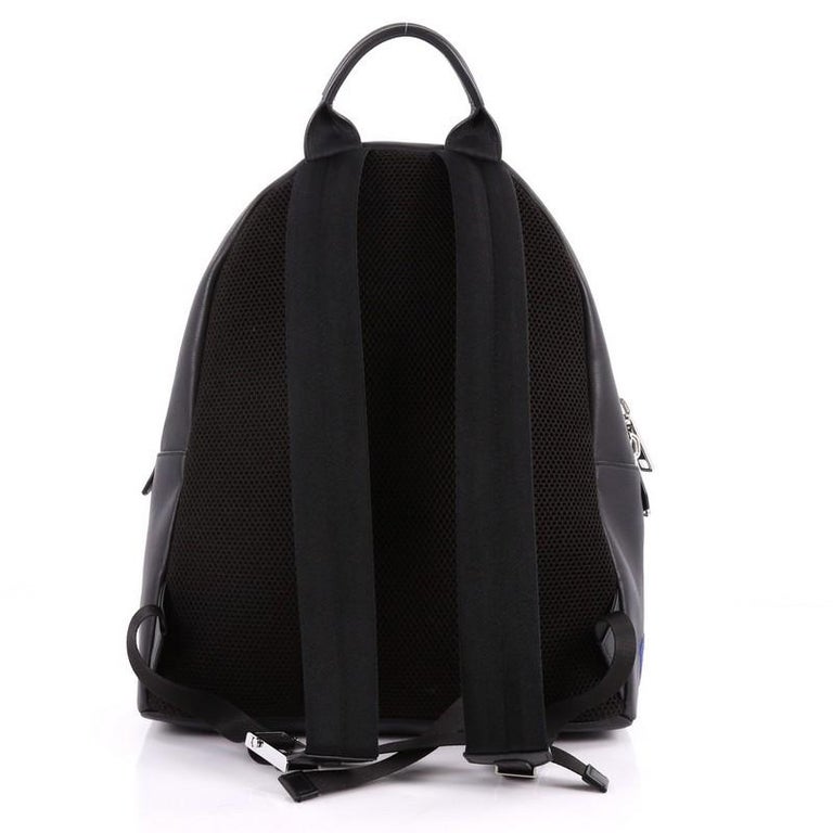 Fendi Karlito Backpack Leather with Crystals Medium at 1stDibs