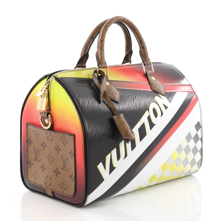 Louis Vuitton Speedy Bandouliere Bag Limited Edition Race Epi Leather 30 at  1stDibs