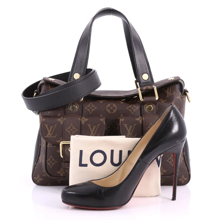 Louis Vuitton Manhattan NM Handbag Monogram Canvas with Leather at 1stDibs