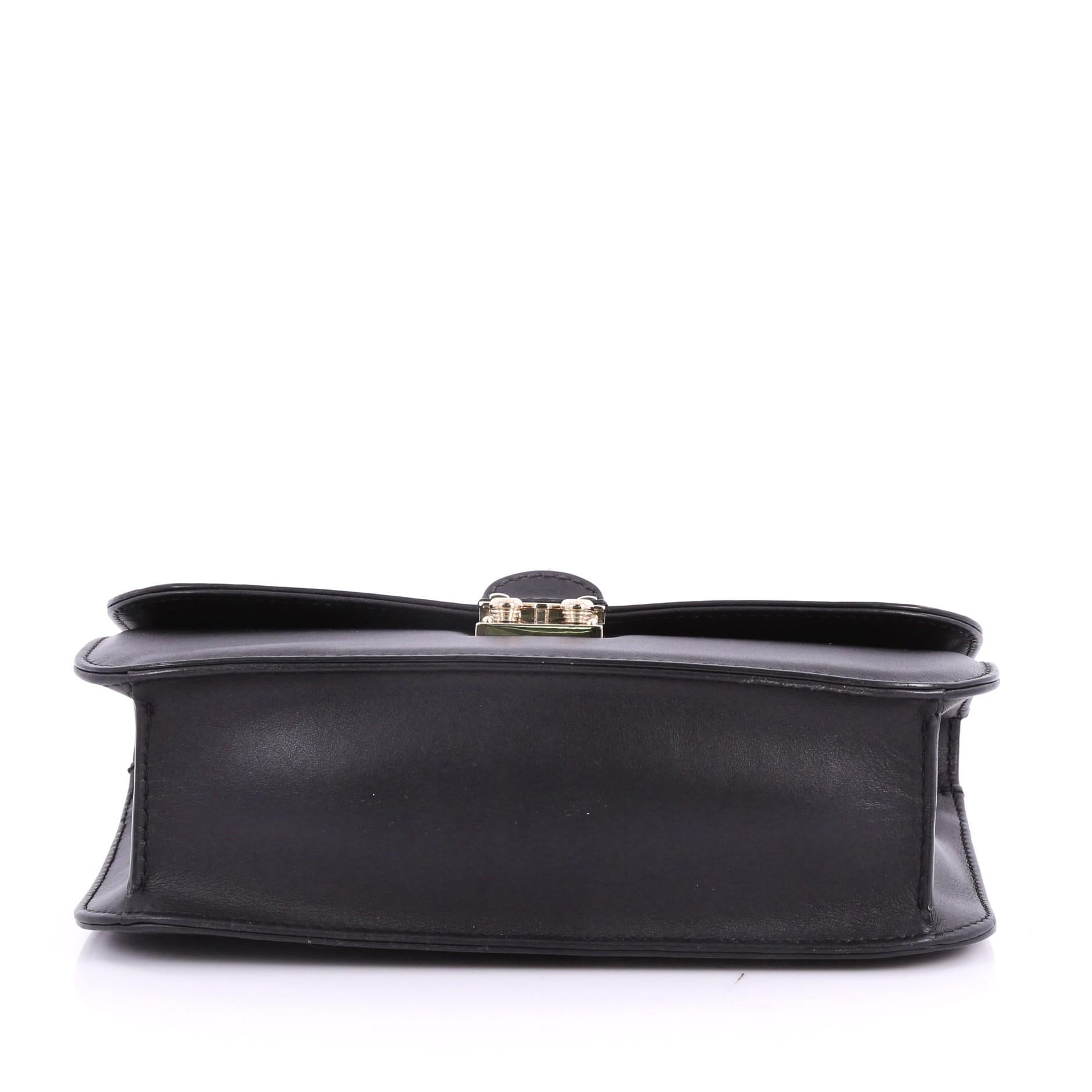 Women's or Men's Valentino Glam Lock Shoulder Bag Leather Medium