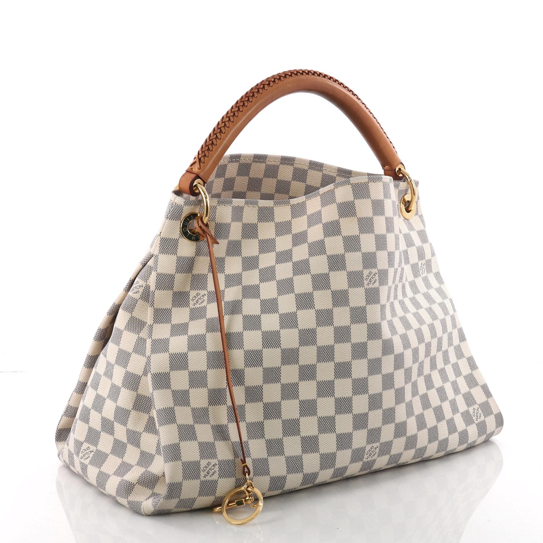 Gray Louis Vuitton Artsy Handbag Damier MM 