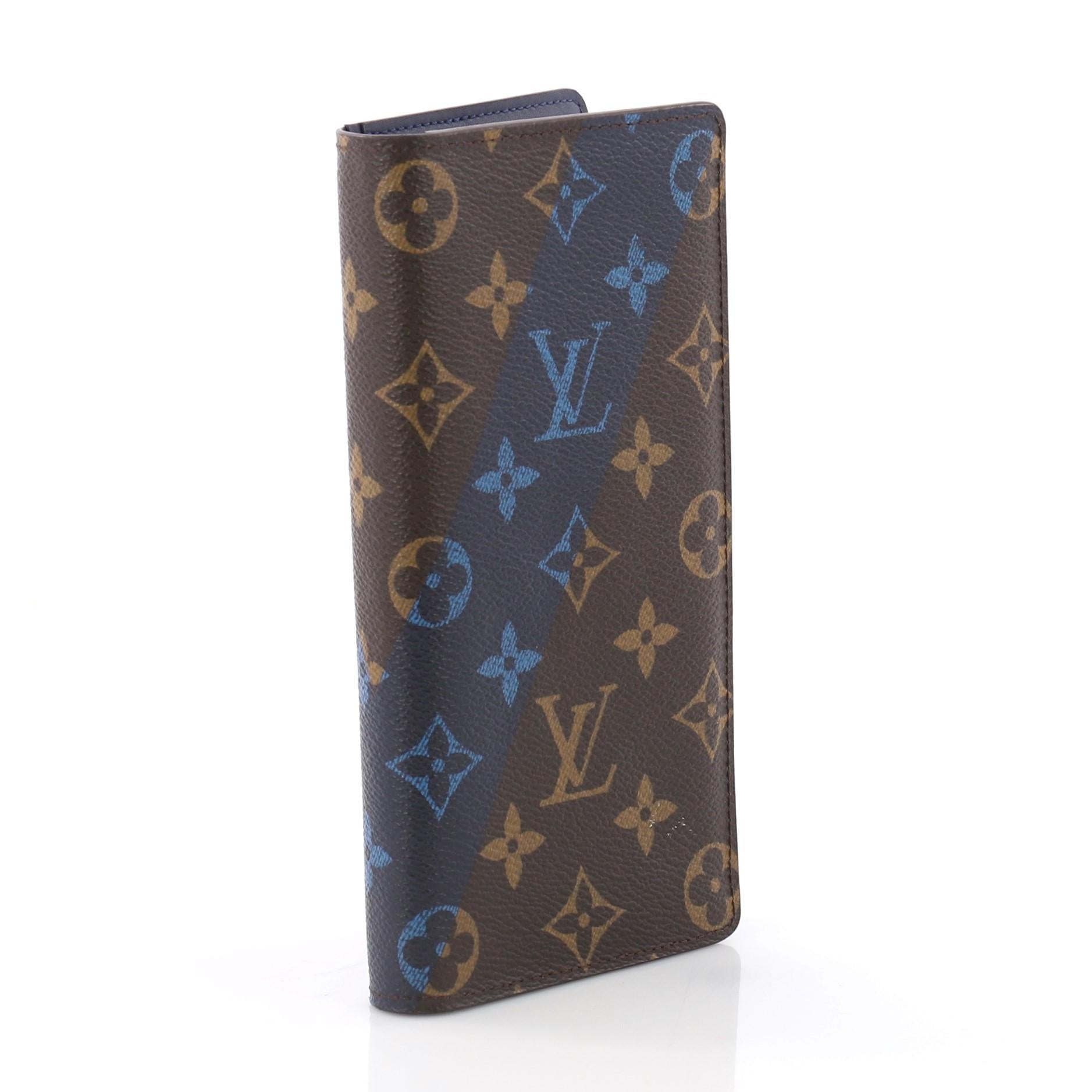 Black Louis Vuitton Brazza Wallet Limited Edition Monogram Canvas