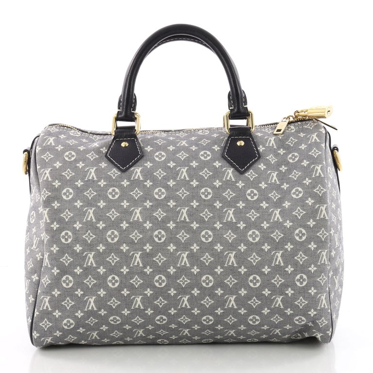 Louis Vuitton Speedy 30 Silver Monogram Miroir Handbag Purse at 1stDibs