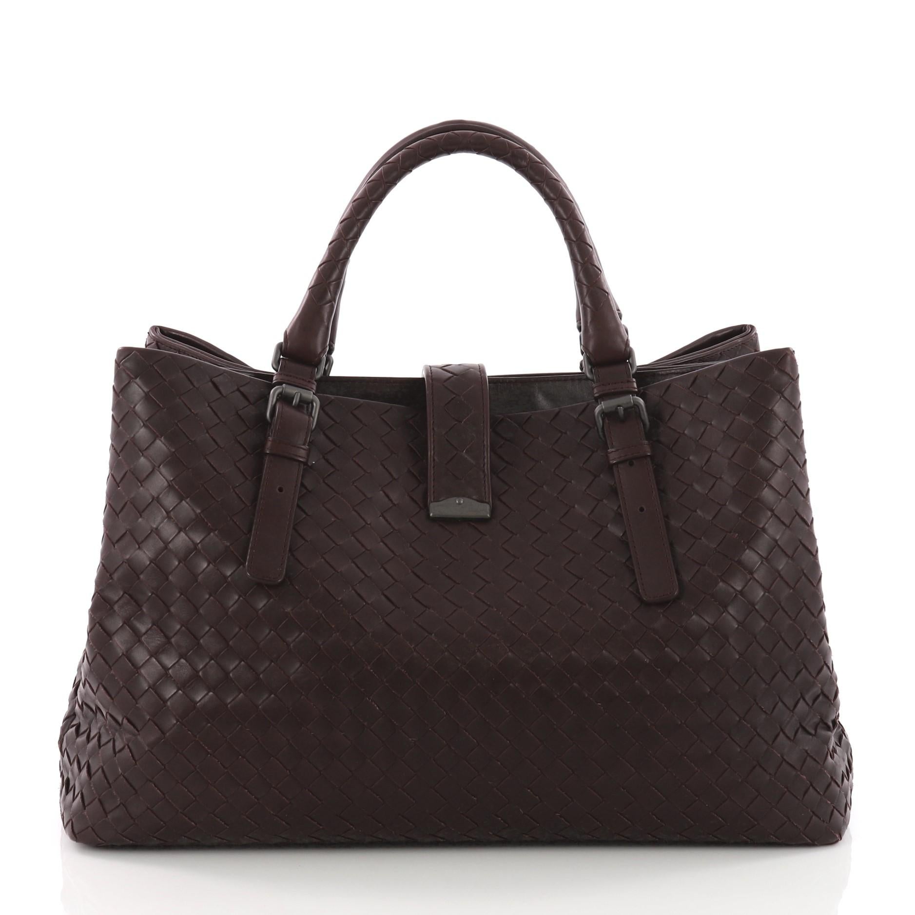 Women's or Men's Bottega Veneta Roma Handbag Intrecciato Nappa Medium