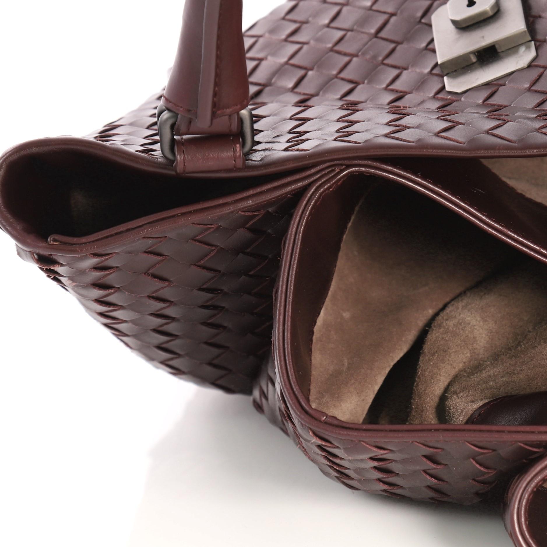 Bottega Veneta Roma Handbag Intrecciato Nappa Medium 4