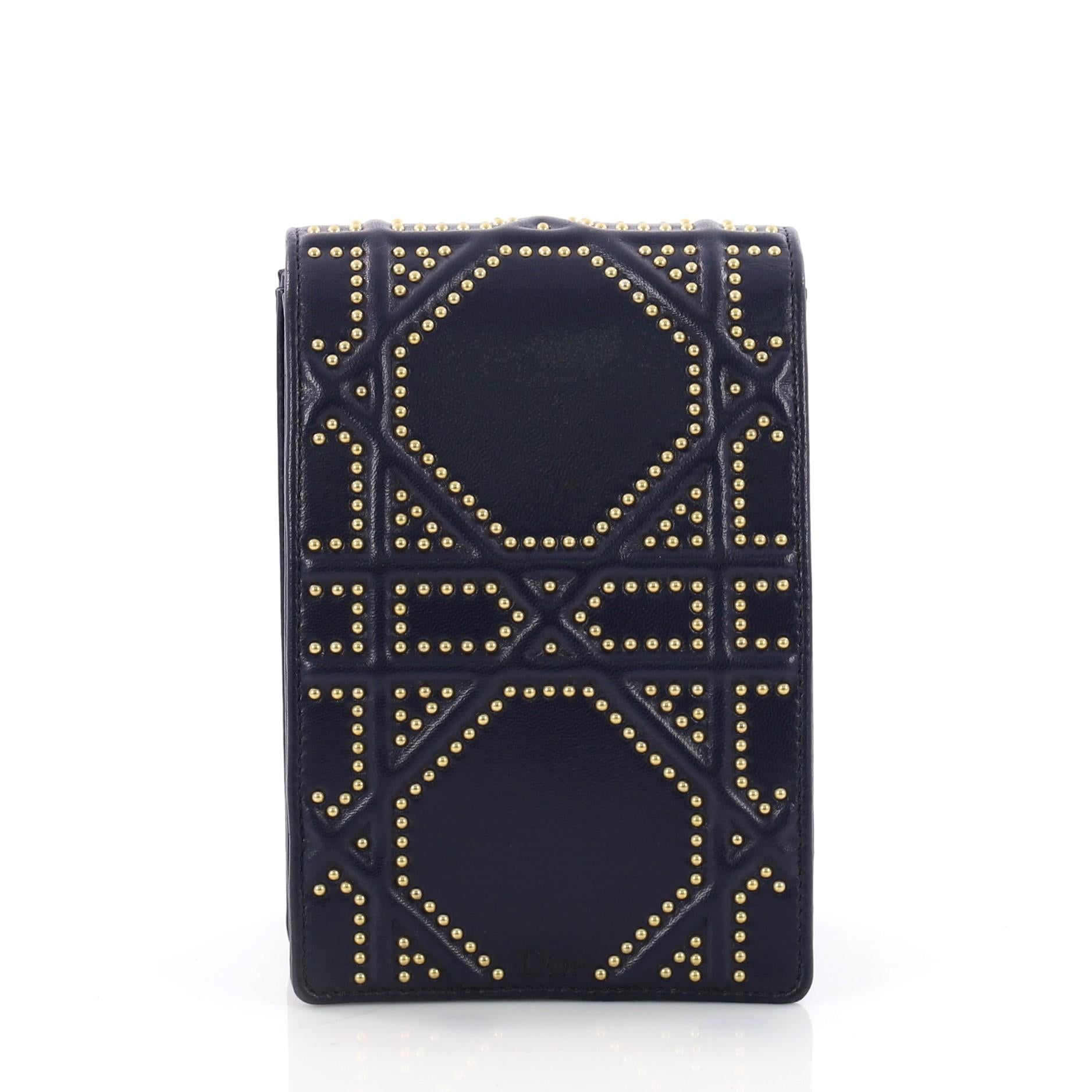 diorama calfskin clutch