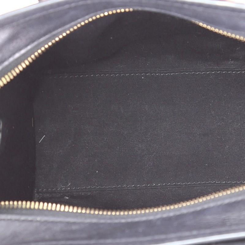 Celine Tricolor Luggage Handbag Canvas and Leather Nano 4