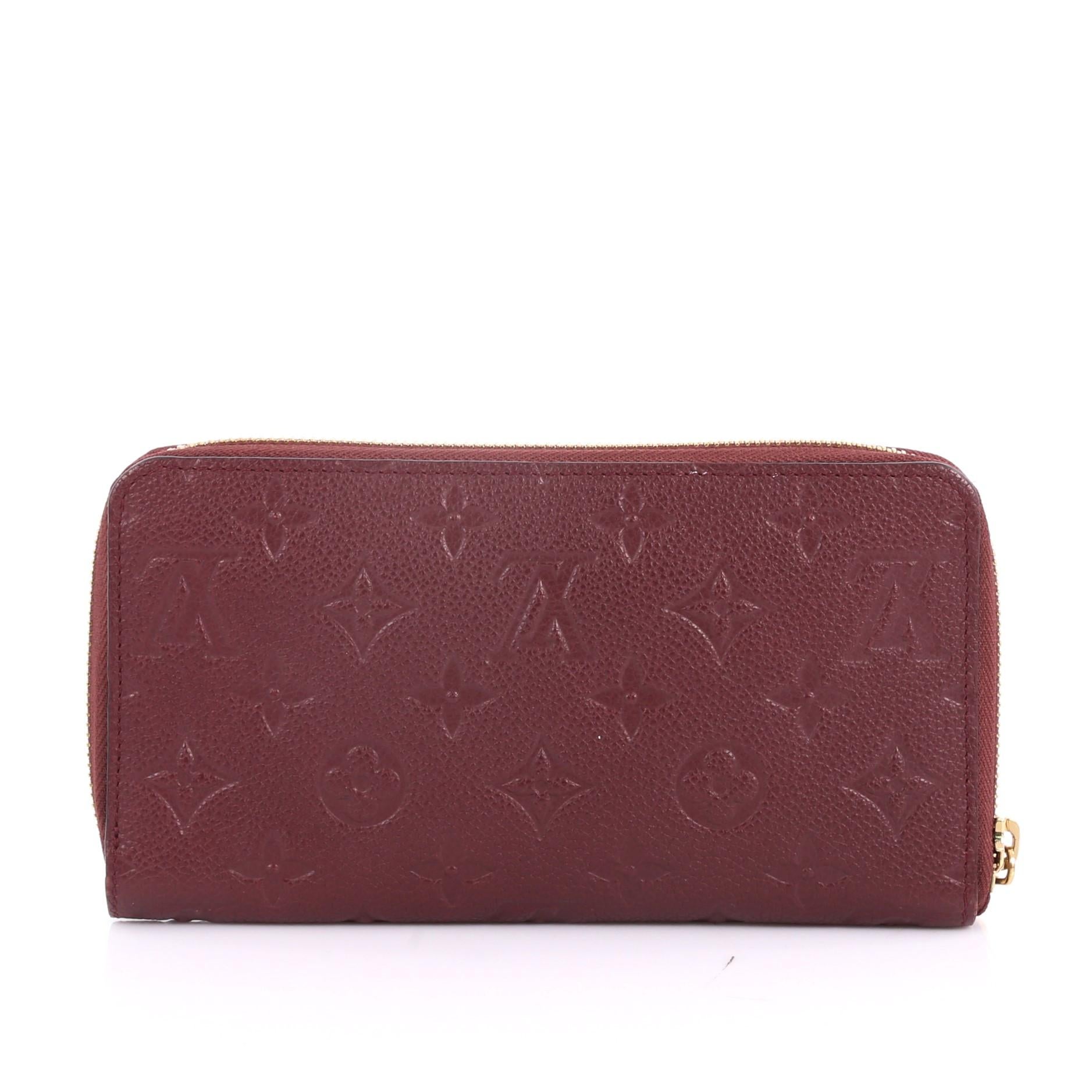  Louis Vuitton Secret Wallet Monogram Empreinte Leather In Good Condition In NY, NY