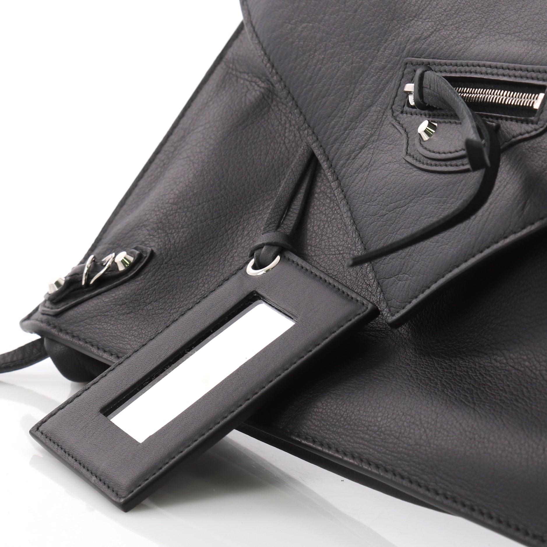 Balenciaga Papier Sight Clutch Classic Studs Leather 1
