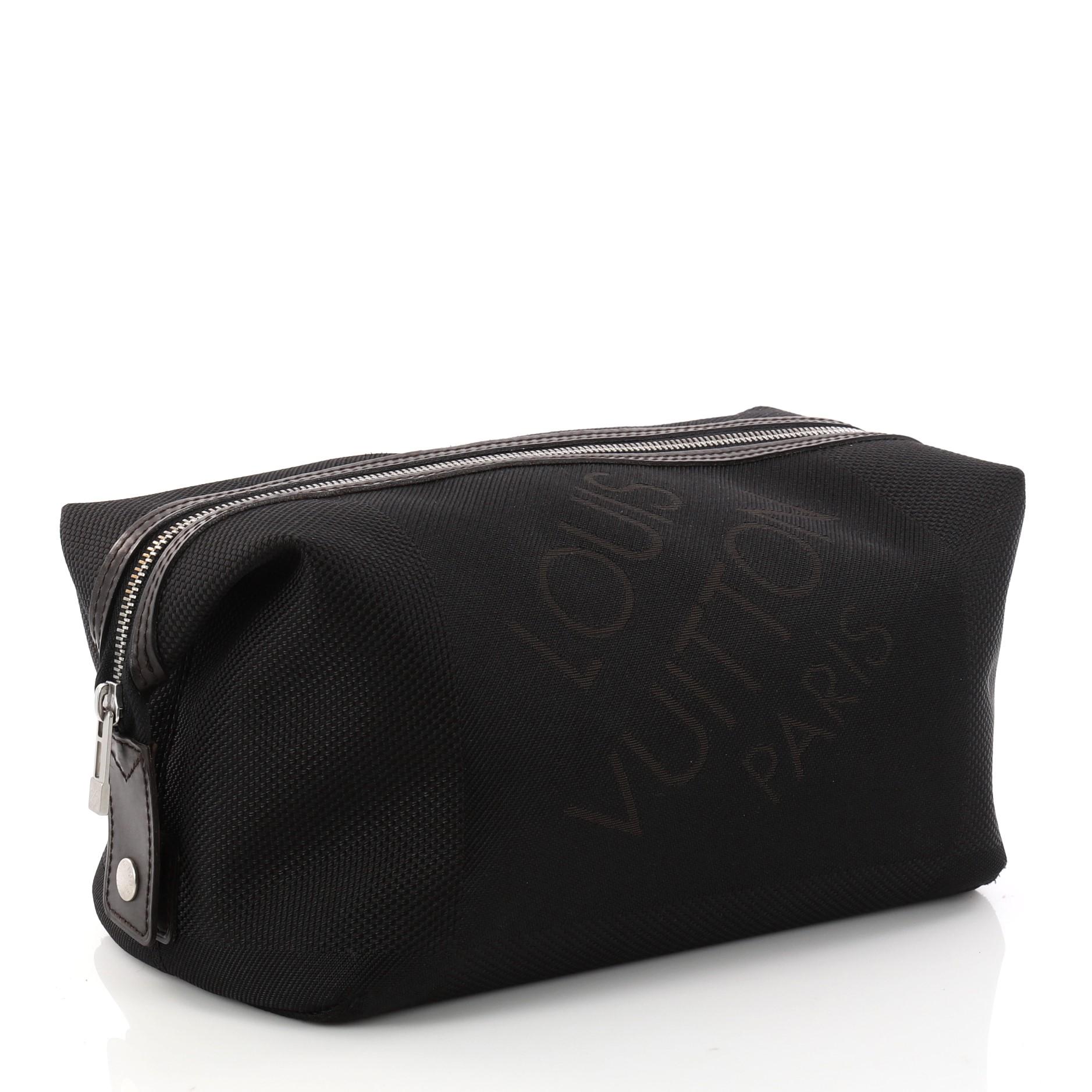 Black Louis Vuitton Geant Albatros Toiletry Bag Limited Edition Canvas