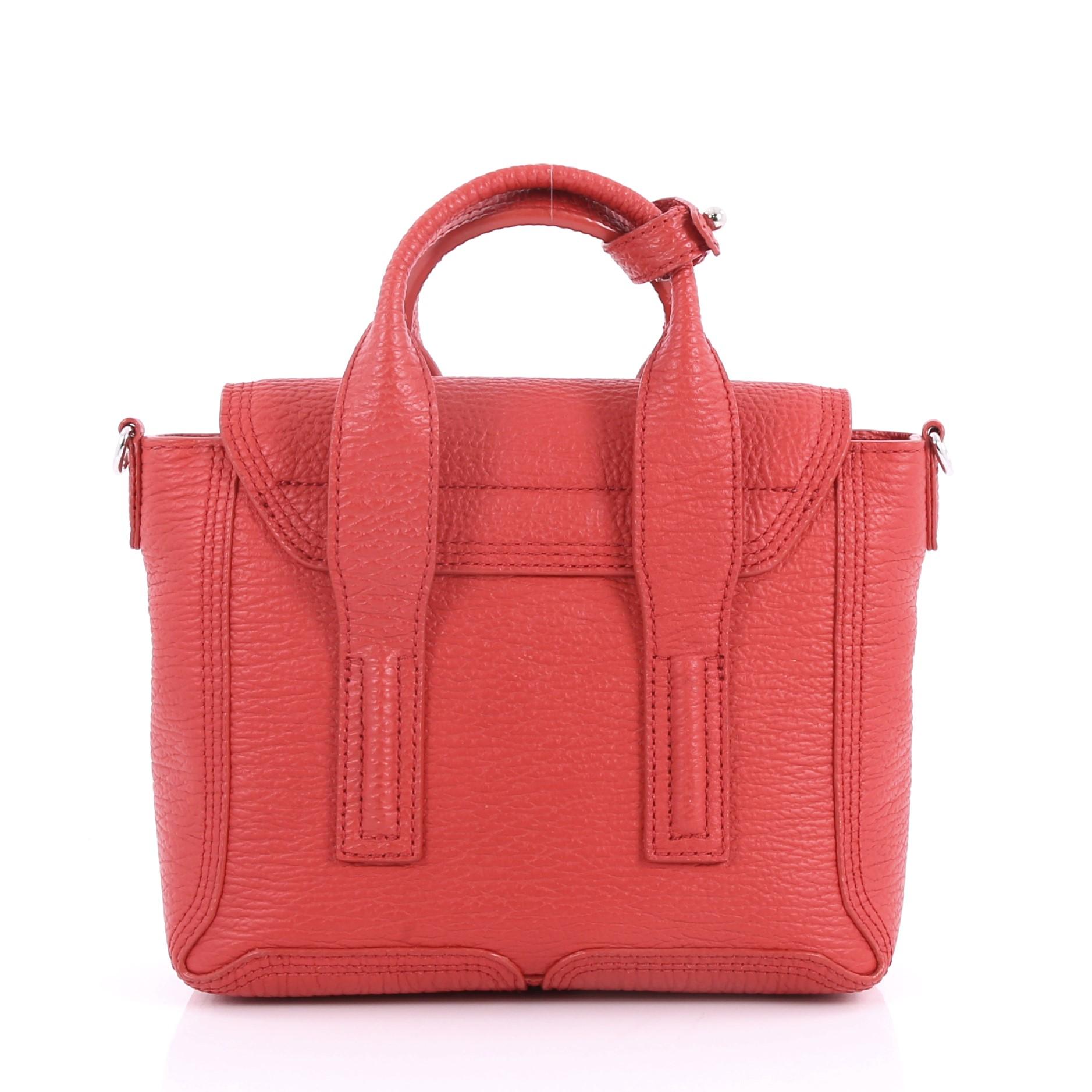 3.1 Phillip Lim Pashli Satchel Leather Mini In Good Condition In NY, NY