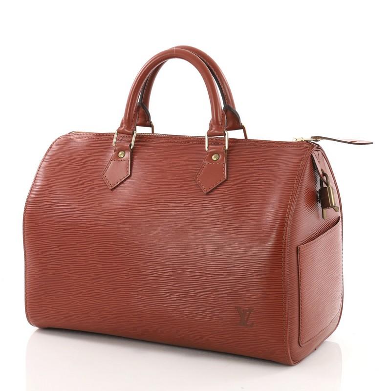 Women's Louis Vuitton Speedy Handbag Epi Leather 30