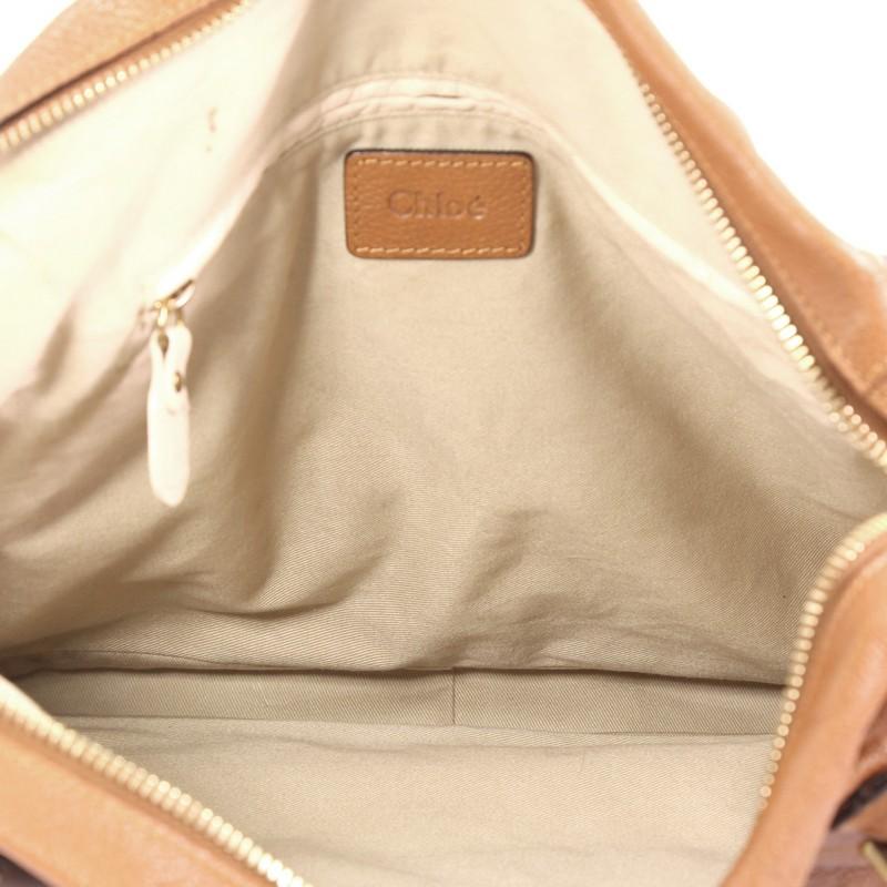 Chloe Paraty Top Handle Bag Leather Large In Good Condition In NY, NY