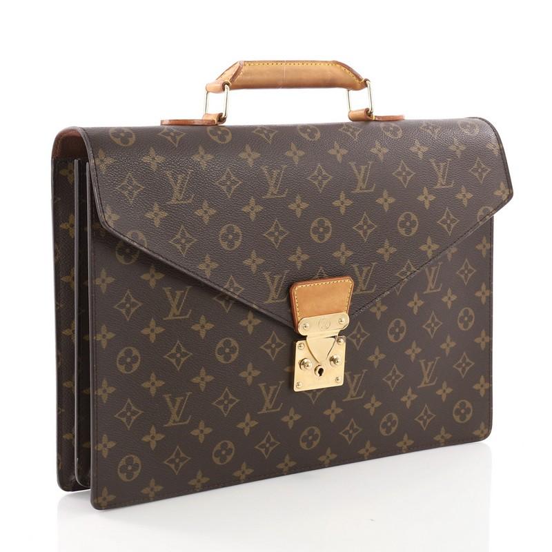 louis vuitton monogram serviette conseiller briefcase