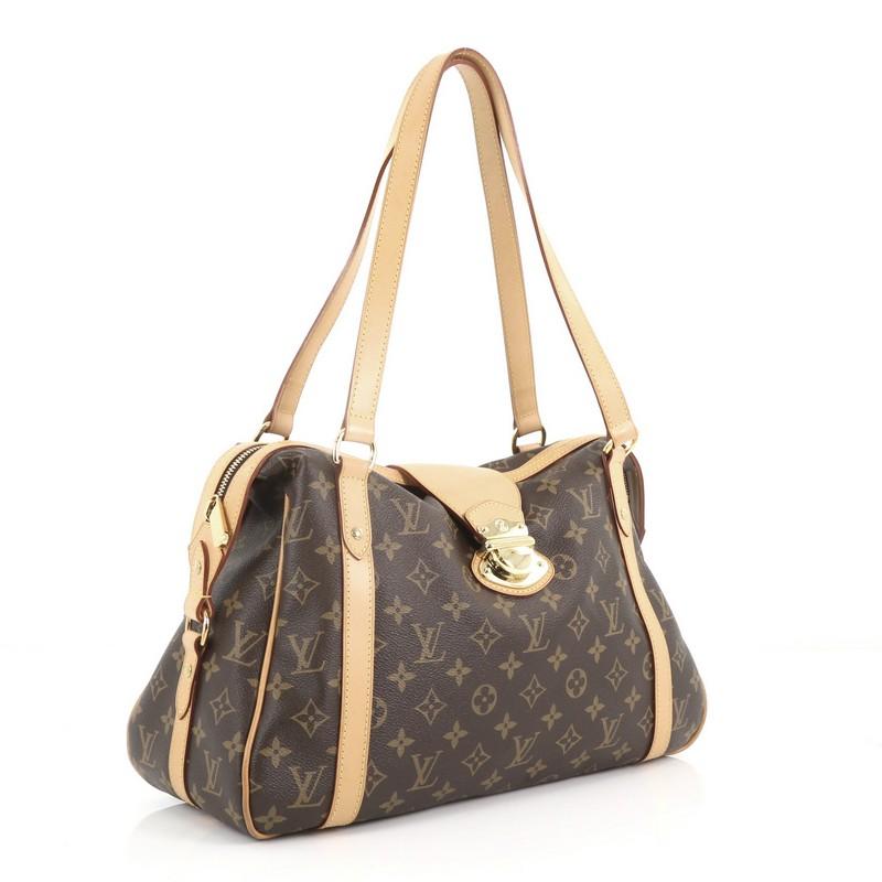 Gray Louis Vuitton Stresa Handbag Monogram Canvas PM