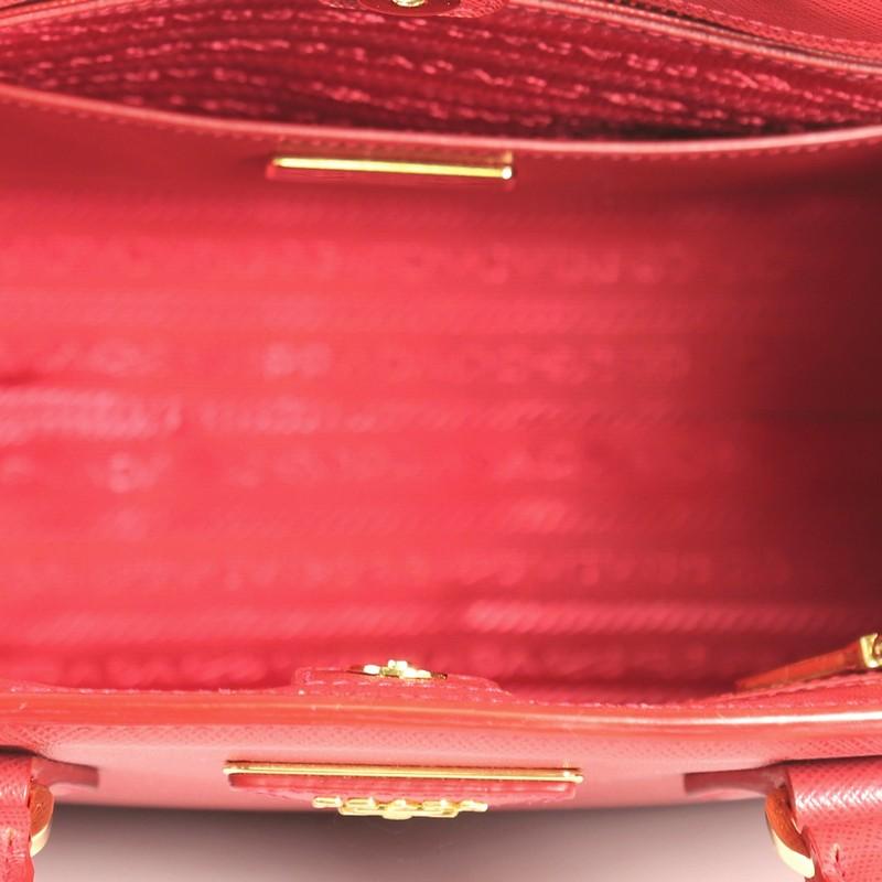 Prada Lux Convertible Open Tote Saffiano Leather Small 1