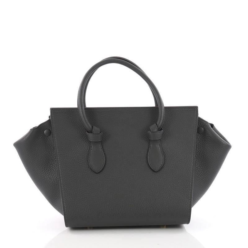 Celine Tie Knot Tote Grainy Leather Small In Good Condition In NY, NY