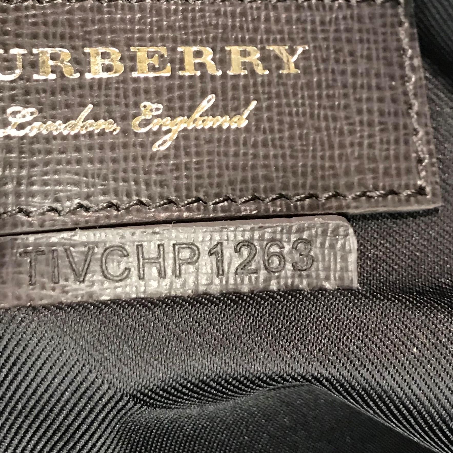 Burberry Barrow Briefcase Leather Medium 3