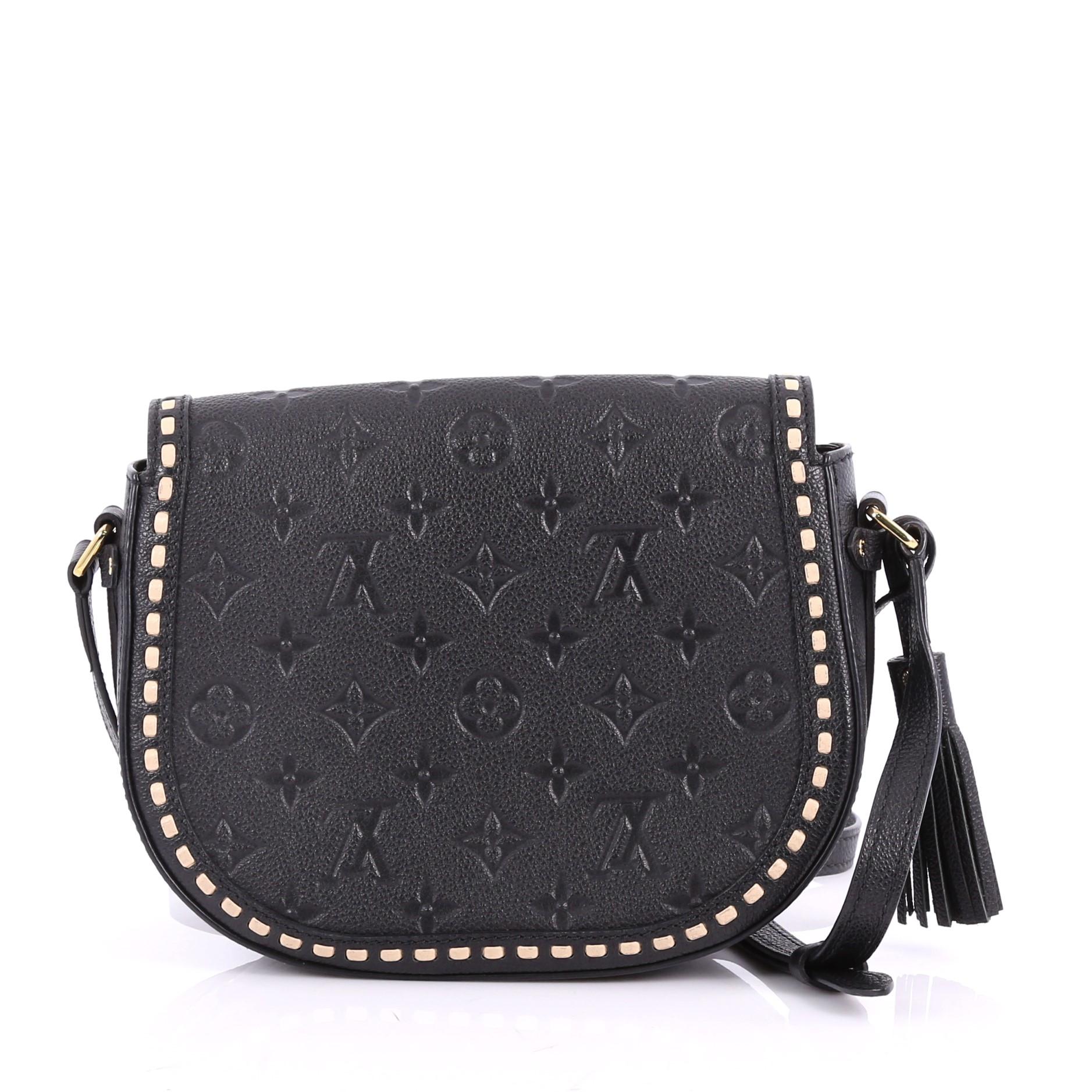 Louis Vuitton Junot Handbag Monogram Empreinte Leather In Excellent Condition In NY, NY