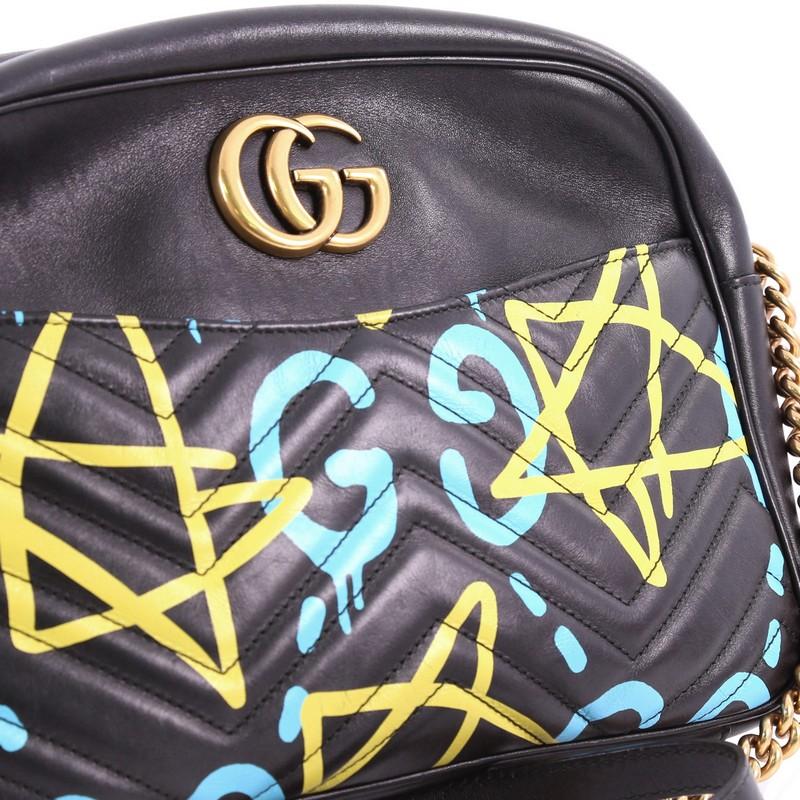 Gucci GG Marmont Shoulder Bag GucciGhost Matelasse Leather Medium 2