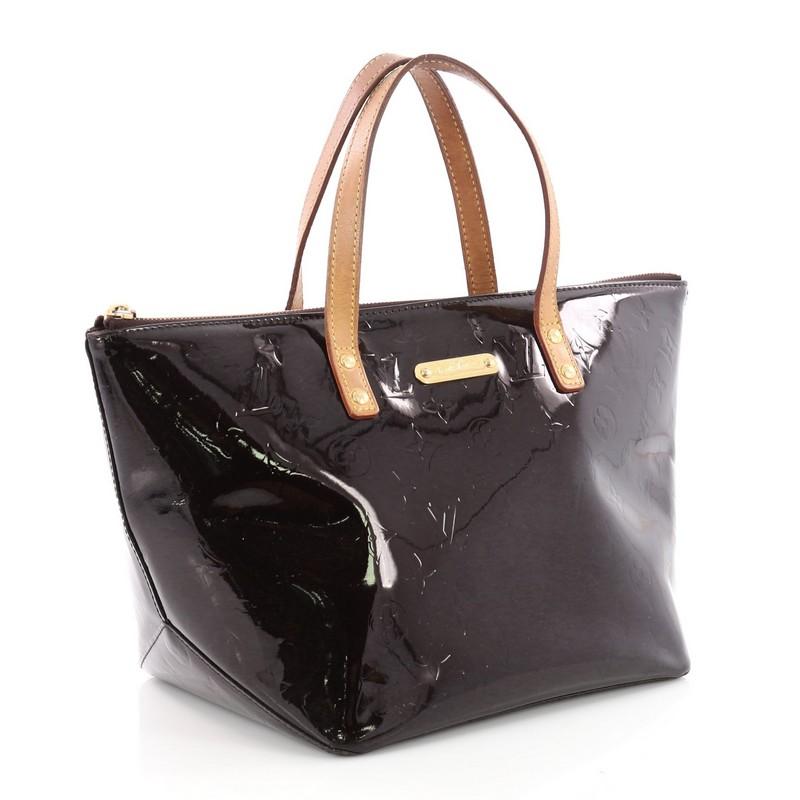 Black Louis Vuitton Bellevue Handbag Monogram Vernis PM