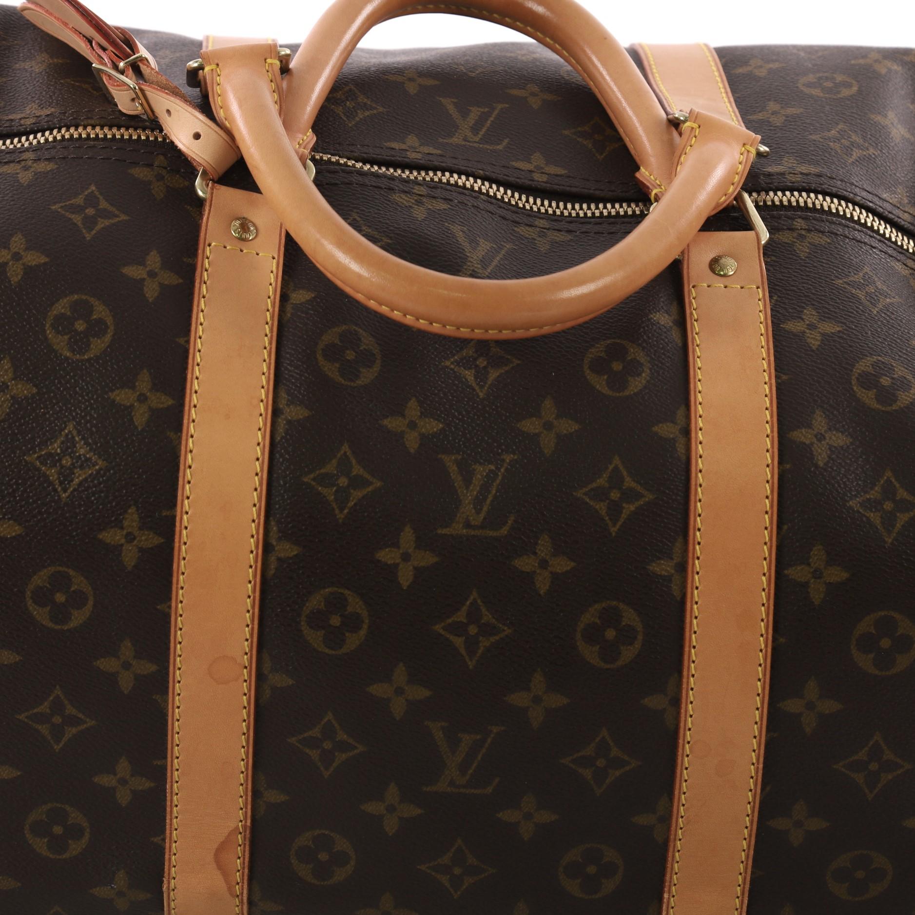 Louis Vuitton Keepall Bandouliere Bag Monogram Canvas 60 2