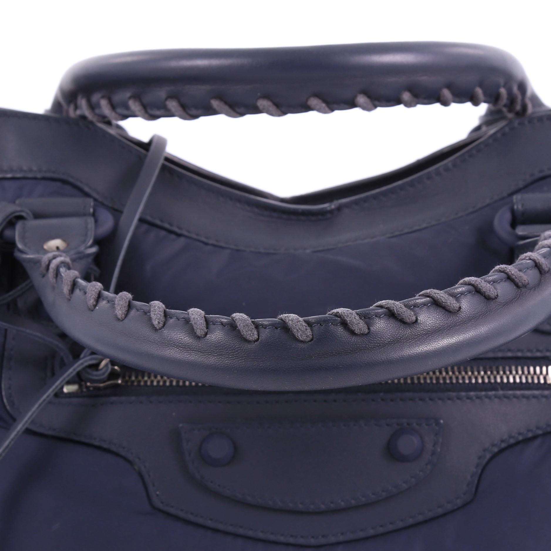 Balenciaga City Classic Studs Handbag Nylon Medium 3