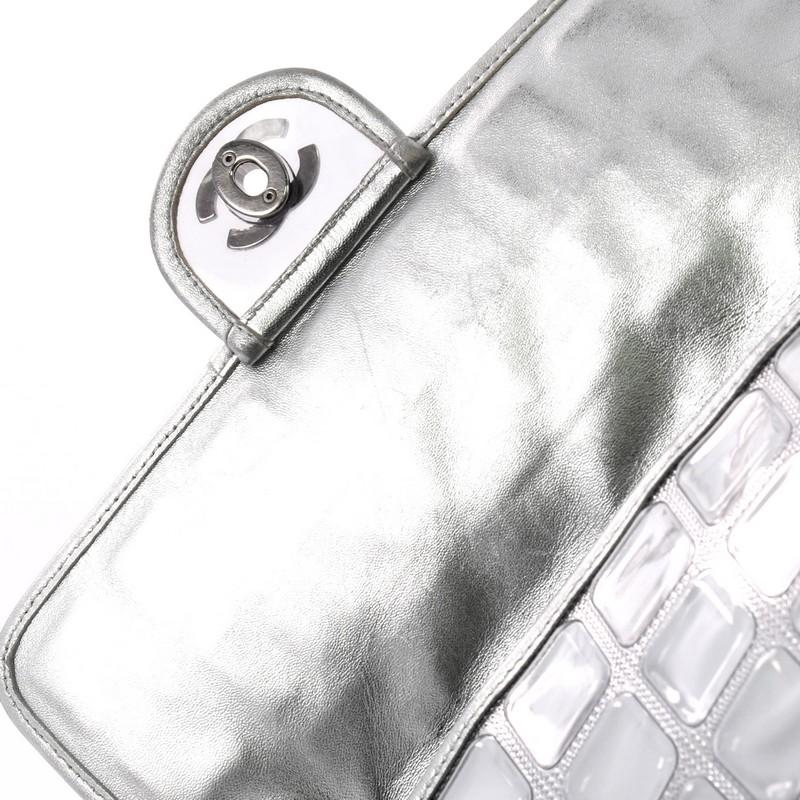 Women's Chanel Ice Cube Flap Bag Quilted Vinyl