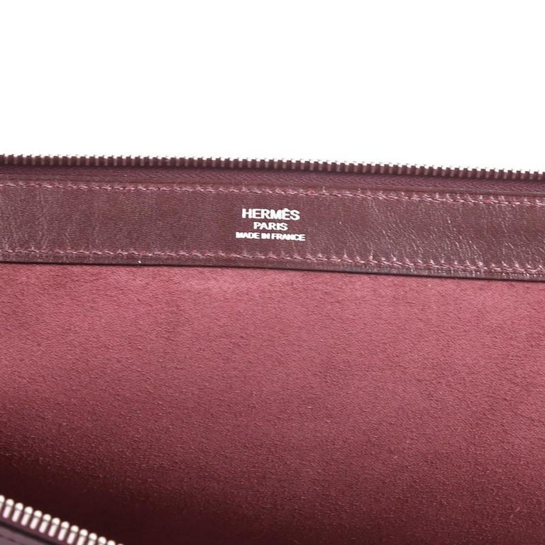 Hermes Zip Around Document Holder Box Calf Large at 1stDibs hermes document holder