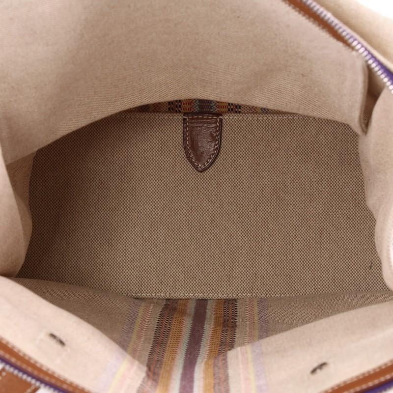 Hermes Mira Ganges Tote Rainbow Toile Tall 1