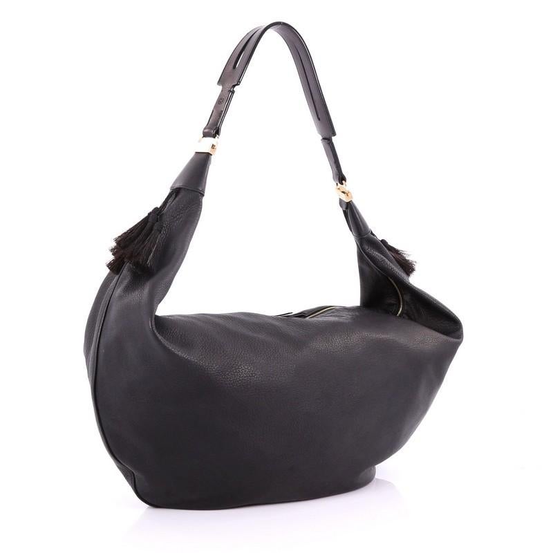 Black The Row Sling Hobo Leather 15