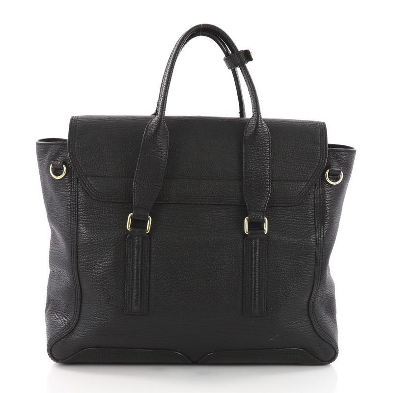 3.1 Phillip Lim Pashli Satchel Leather Large In Good Condition In NY, NY