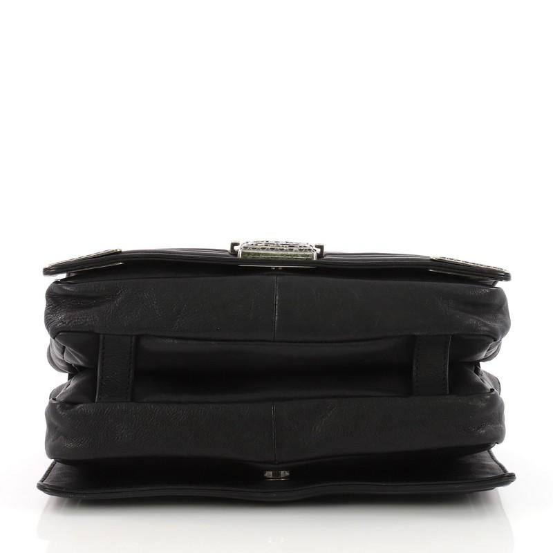 Chanel Paris-Dallas Compartment Boy Flap Bag Quilted Calfskin with Metal In Good Condition In NY, NY