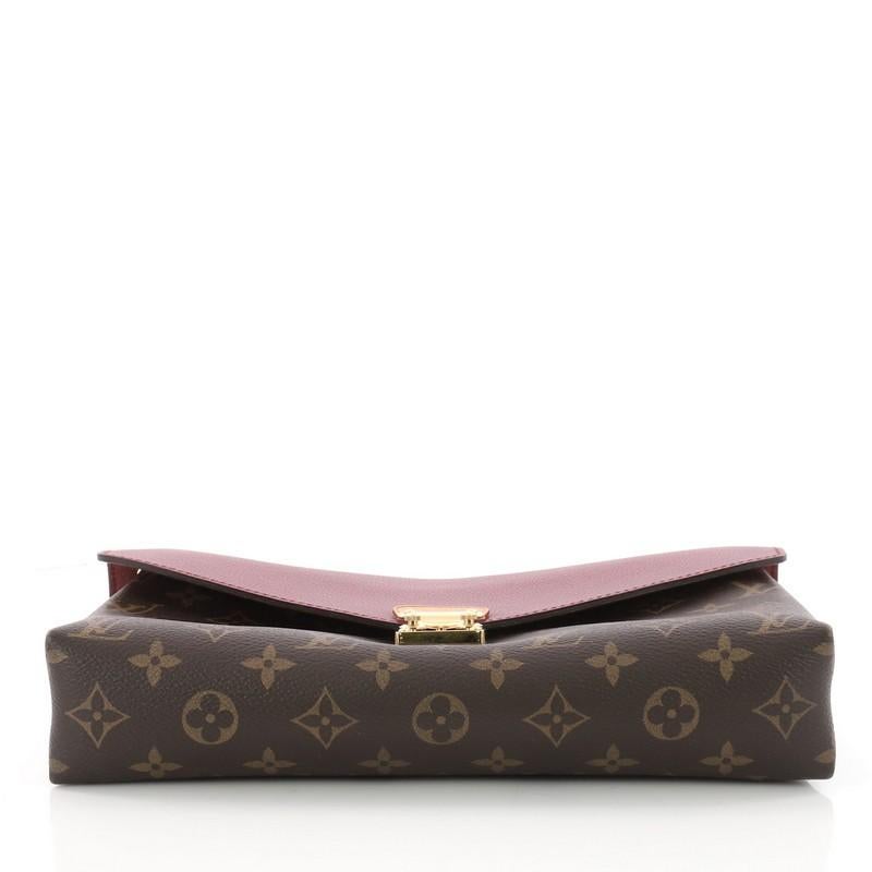 Louis Vuitton Pallas Chain Shoulder Bag Monogram Canvas and Calf Leather In Good Condition In NY, NY
