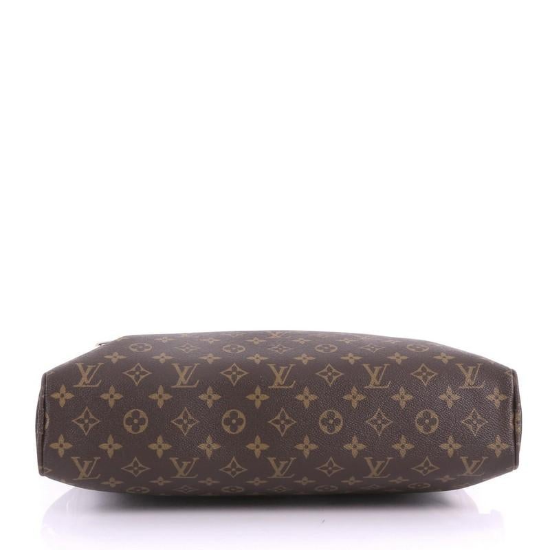 Black Louis Vuitton Horizon Briefcase Monogram Canvas