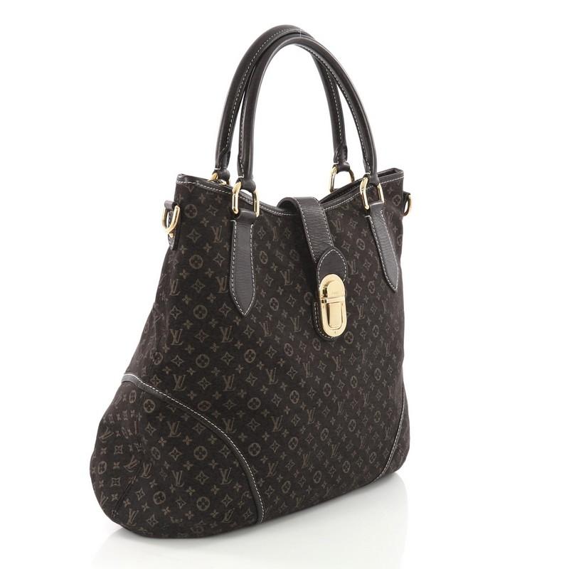 Black Louis Vuitton Elegie Handbag Monogram Idylle