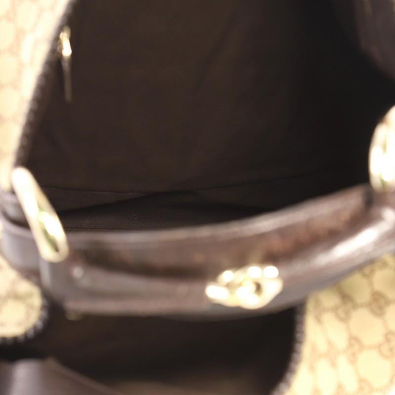 Women's or Men's Gucci Horsebit Hobo GG Canvas Large