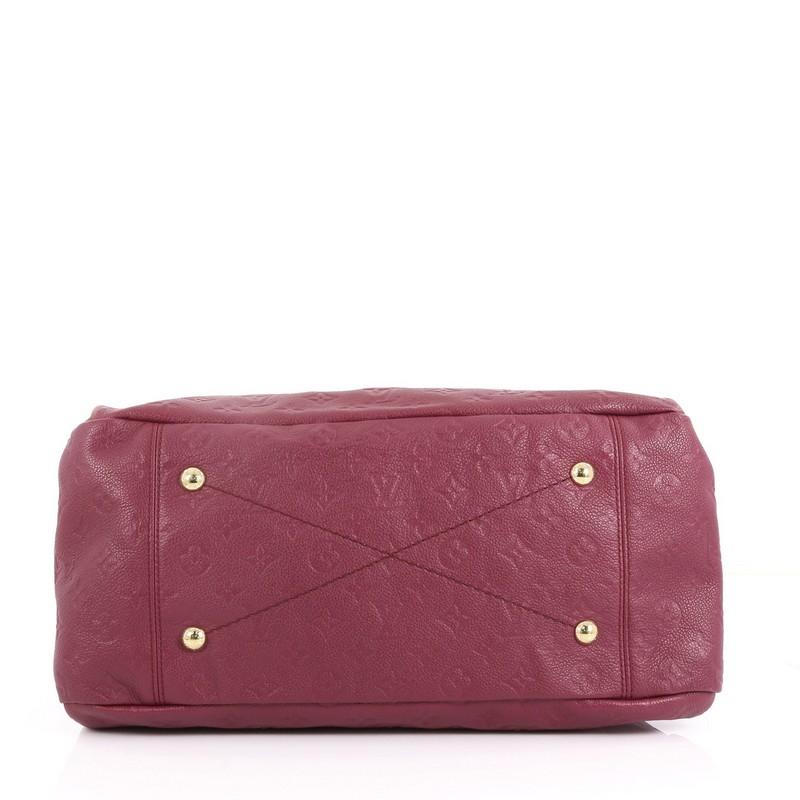 Women's or Men's Louis Vuitton Artsy Handbag Monogram Empreinte Leather MM