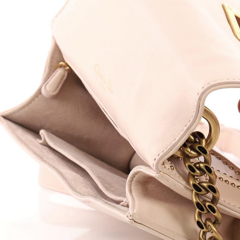 Christian Dior Diorama Flap Bag Studded Leather Small 4