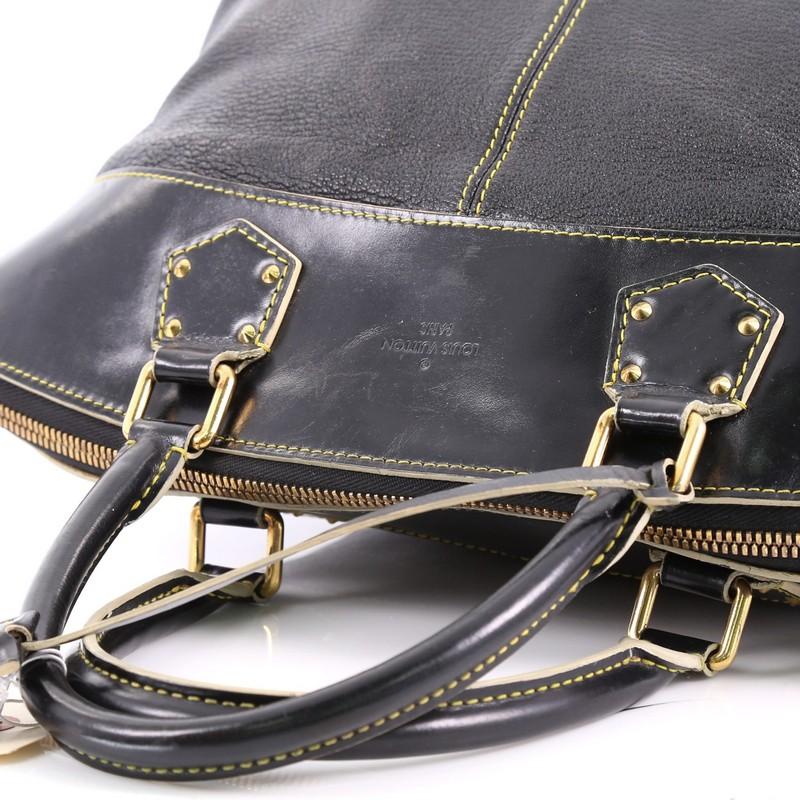 Louis Vuitton Suhali Lockit Handbag Leather MM 4