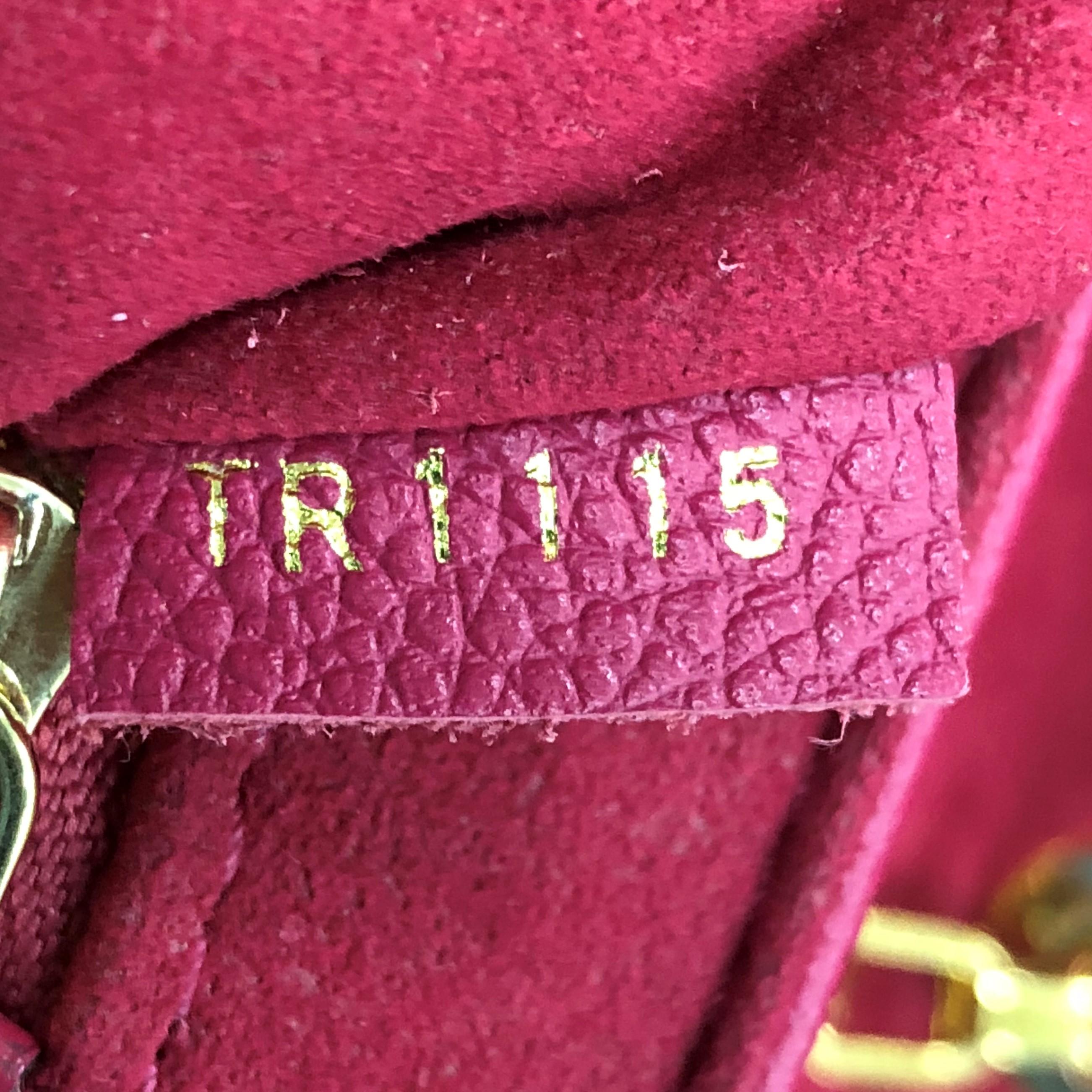 Louis Vuitton Saint Germain Handbag Monogram Empreinte Leather PM 1