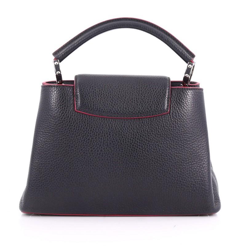 Louis Vuitton Capucines Handbag Leather BB In Good Condition In NY, NY
