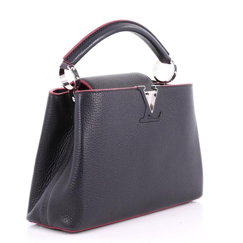 Black Louis Vuitton Capucines Handbag Leather BB