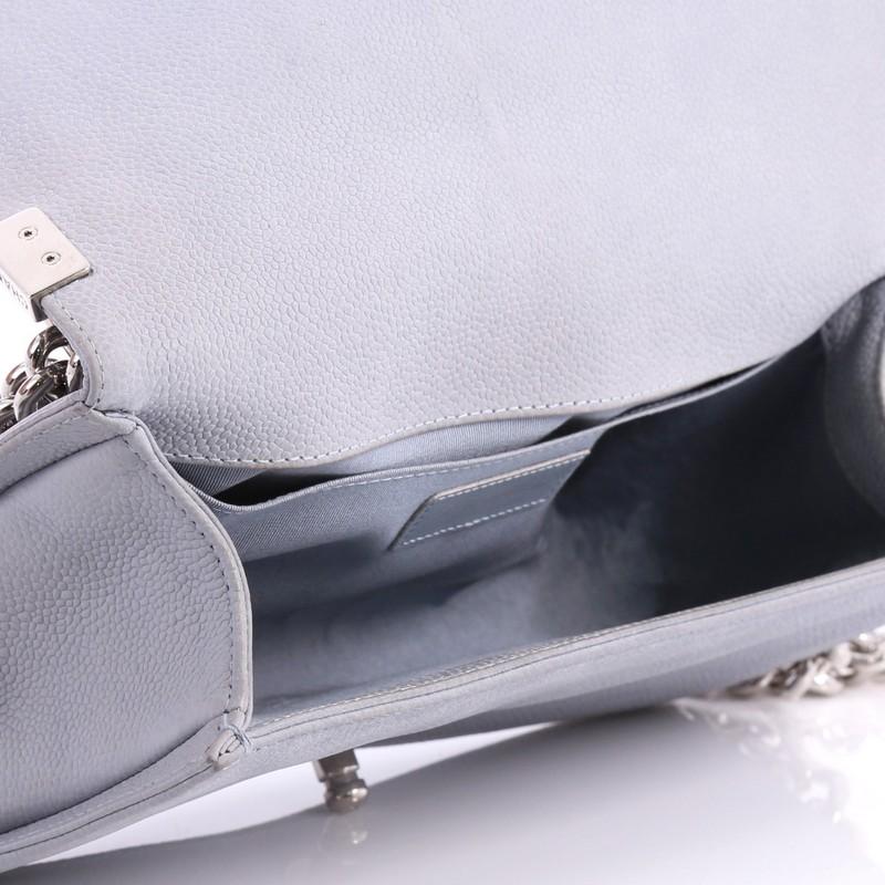Chanel Boy Flap Bag Quilted Caviar Old Medium 3