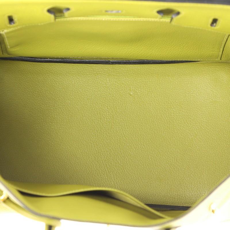 Hermes Birkin Handbag Vert Chartreuse Clemence 1