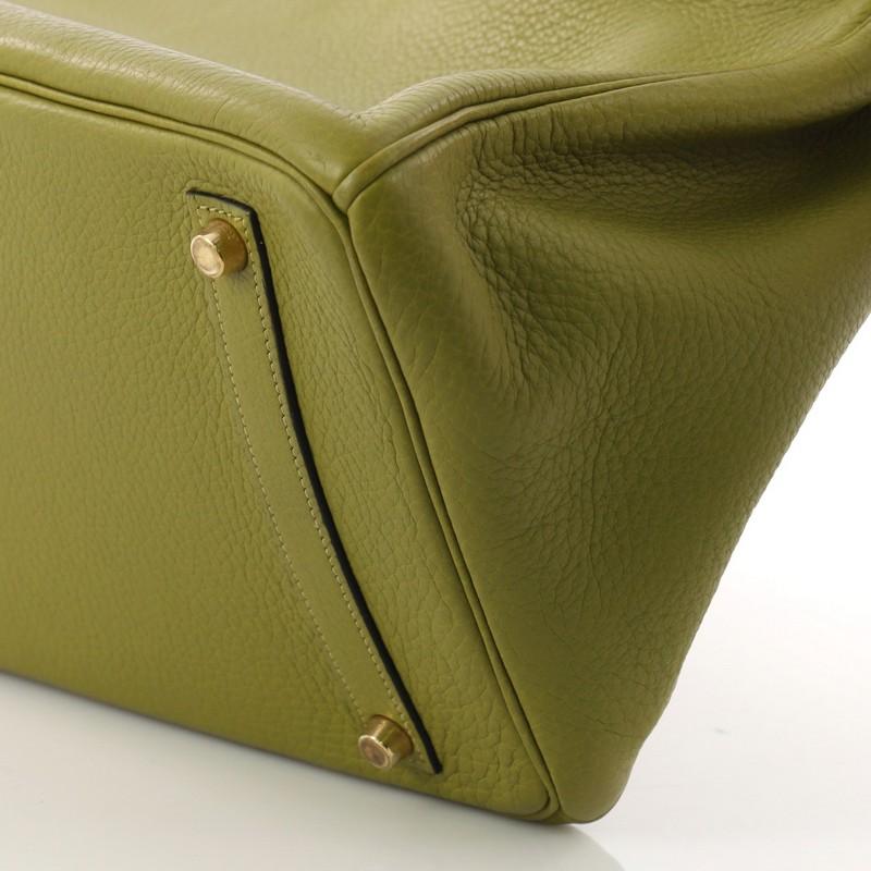 Hermes Birkin Handbag Vert Chartreuse Clemence 3