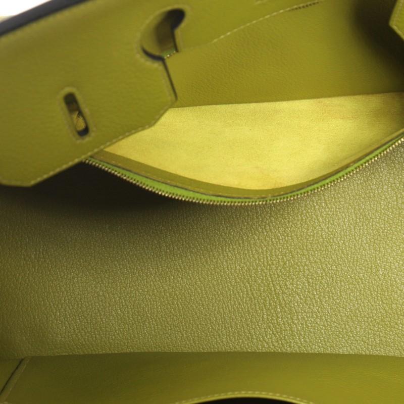 Hermes Birkin Handbag Vert Chartreuse Clemence 5