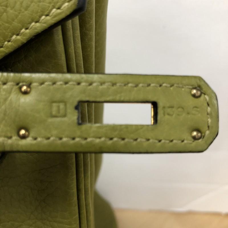 Hermes Birkin Handbag Vert Chartreuse Clemence 6