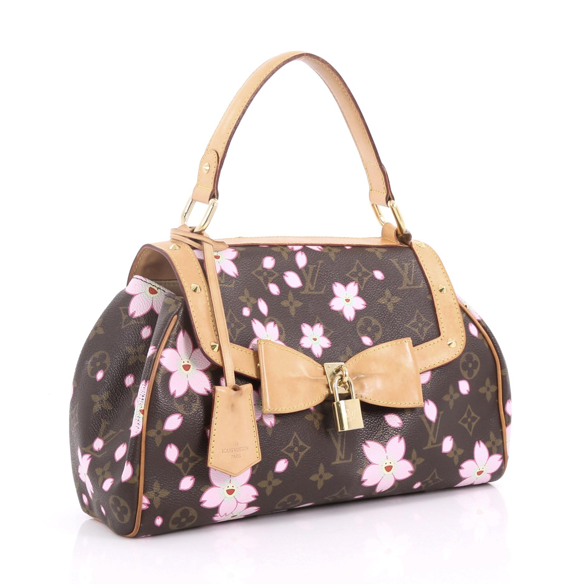 Black Louis Vuitton Retro Bag Limited Edition Cherry Blossom