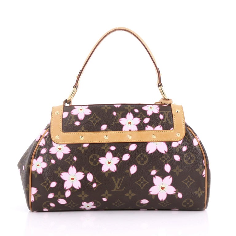 Louis Vuitton Limited Edition Monogram Cherry Blossom Sac Retro